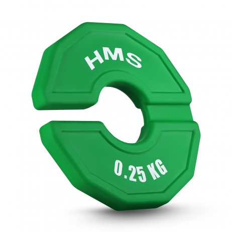 Set greutati cauciucate HMS TSN25 2x0.25 kg/35 mm