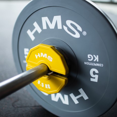 Set greutati cauciucate HMS TSN50 2x0.5 kg/35 mm