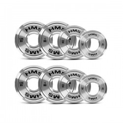 Set greutati olimpice otel HMS TOS 2 x 10 - 25 KG (140 KG)