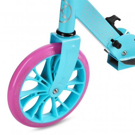 Trotineta pliabila Nils Extreme HM1302, 200 mm, Albastru