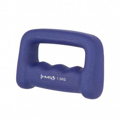 Gantera neopren HMS CK15 1.5 kg, Albastru Inchis