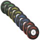 Set Greutati Bumper Plate 10 kg, 15 kg, 20 kg, 25 kg/51 mm HMS BTBR
