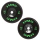 Set Greutati Bumper Plate 10 kg, 15 kg, 20 kg, 25 kg/51 mm HMS BTBR
