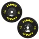 Set Greutati Bumper Plate 10 kg, 15 kg, 20 kg, 25 kg/51 mm HMS BTBR