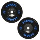 Set Greutati Bumper Plate 10 kg, 15 kg, 20 kg, 25 kg/51 mm HMS BTBR