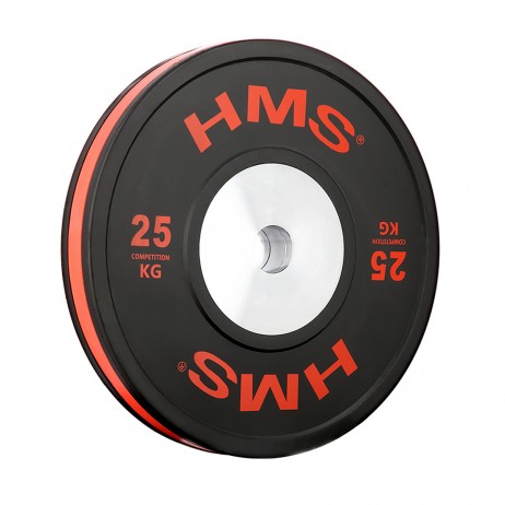 Set Greutati Bumper Plate 10 kg, 15 kg, 20 kg, 25 kg/51 mm HMS BTBR