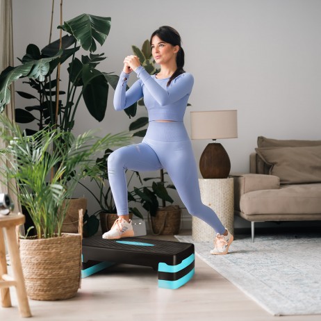 AS002 AEROBIC STEP HMS (black - mint) HMS