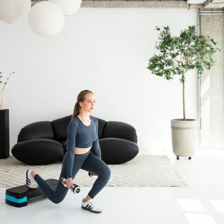 AS002 AEROBIC STEP HMS (black - mint) HMS