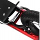 Trotineta Nils Extreme WH10121 cu roti gonflabile 16/12'', negru/rosu