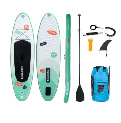 Paddle Board cu Accessorii inSPORTline Wavelet 9’6”, Albastru