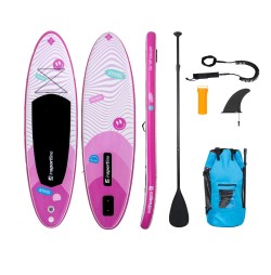 Paddle Board cu Accessorii inSPORTline Wavelet 9’6”, Roz