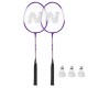 Set badminton Nils NRZ2053 2 rachete, 3 fluturasi, 1 husa de protectie