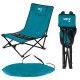 Scaun pliabil camping Nils Camp NC3306, Albastru-Negru