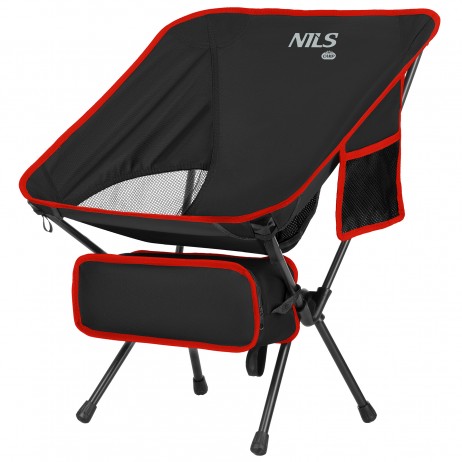 Scaun pliabil camping Nils Camp NC3320 ULTRA LIGHT, Negru