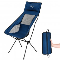 Scaun pliabil camping Nils Camping NC3322 ULTRA LIGHT, Albastru închis