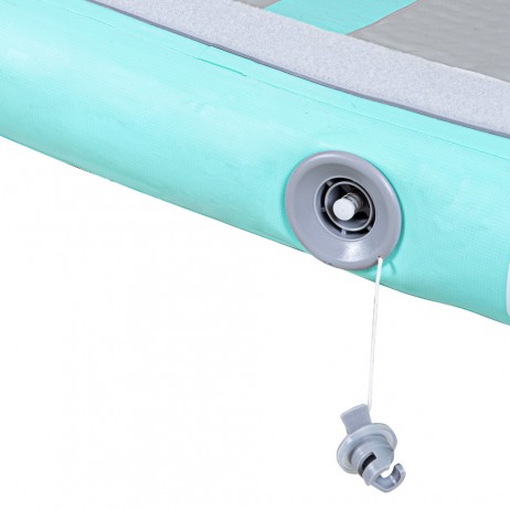 Saltea gonflabila exercitii inSPORTline Airstunt 300 x 100 x 10 cm, Alb