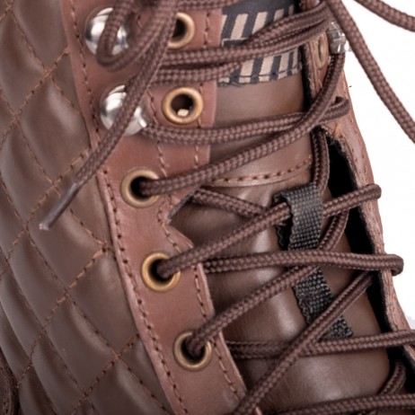 Ghete moto femei W-TEC Leocia, Maro