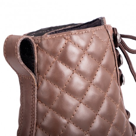 Ghete moto femei W-TEC Leocia, Maro