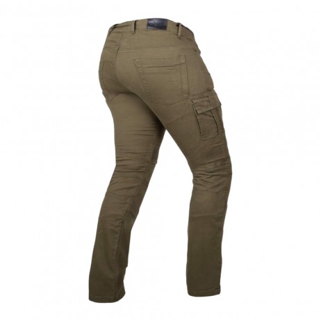 Jeans moto barbati W-TEC Wallbridge Olive