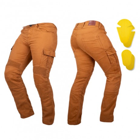Jeans moto barbati W-TEC Wallbridge Olive