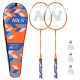 Set badminton aluminiu Nils NRZ2051