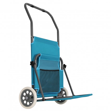 Sezlong cu roti Nils NC3307, albastru