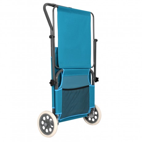 Sezlong cu roti Nils NC3307, albastru