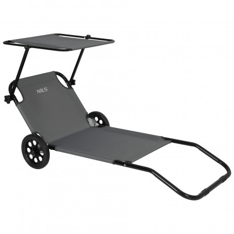 Sezlong cu roti Nils NC3307, albastru