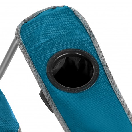 Scaun pliabil camping Nils Camp NC3080, Turcoaz