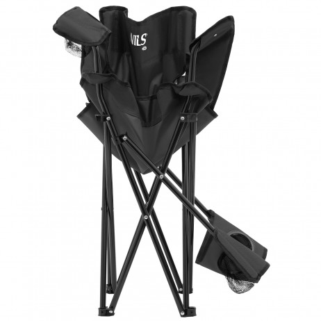 Scaun pliabil camping Nils NC3301, Negru