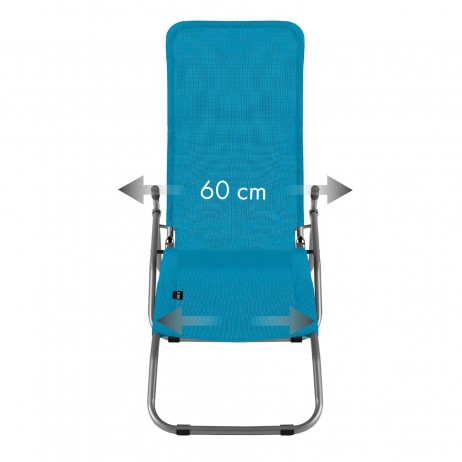 Sezlong pliabil Nils NC3017, Turcoaz