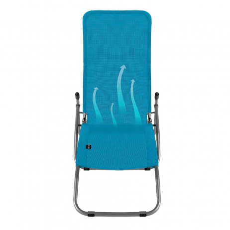 Sezlong pliabil Nils NC3017, Turcoaz