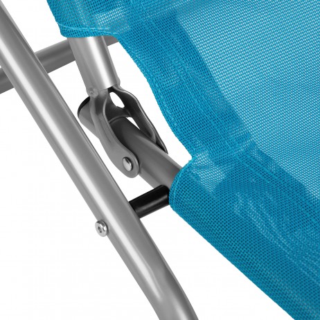 Sezlong pliabil Nils NC3017, Turcoaz