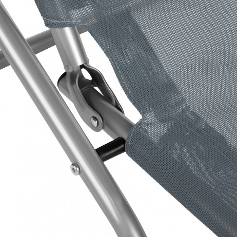 Sezlong pliabil Nils NC3017, Gri