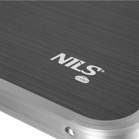 Set masa si scaune Nils Camp NC1633, Gri Inchis