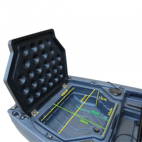 Caiac cu pedale pliabil inSPORTline Rhoner Urban Camo