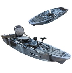 Caiac cu pedale pliabil inSPORTline Rhoner Urban Camo