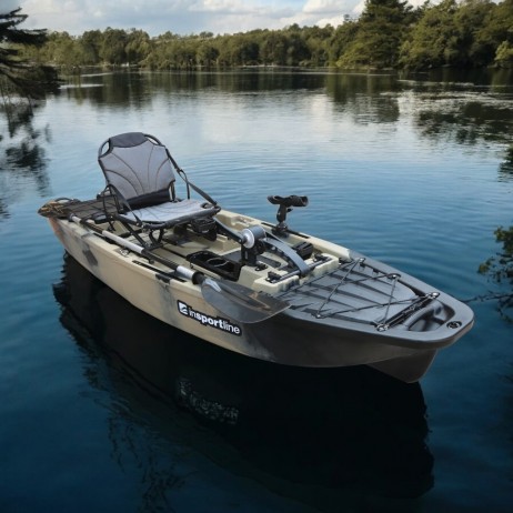 Caiac cu pedale pliabil inSPORTline Rhoner Urban Camo