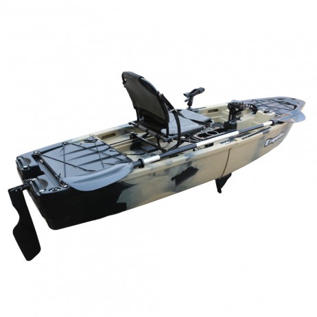 Caiac cu pedale pliabil inSPORTline Rhoner Urban Camo