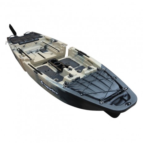 Caiac cu pedale pliabil inSPORTline Rhoner Urban Camo