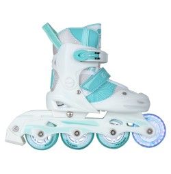 Role reglabile copii inSPORTline Tealero cu roti LED