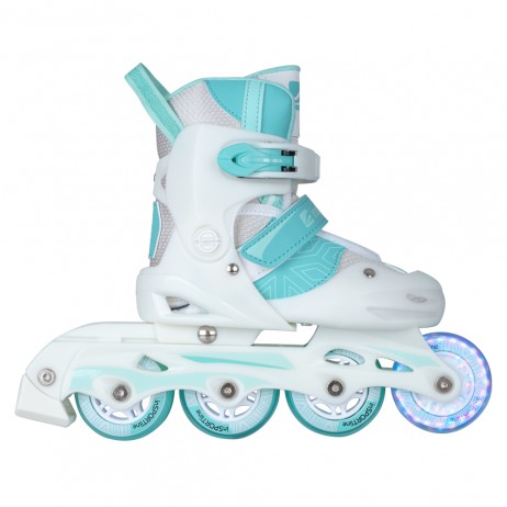 Role reglabile copii inSPORTline Tealero cu roti LED