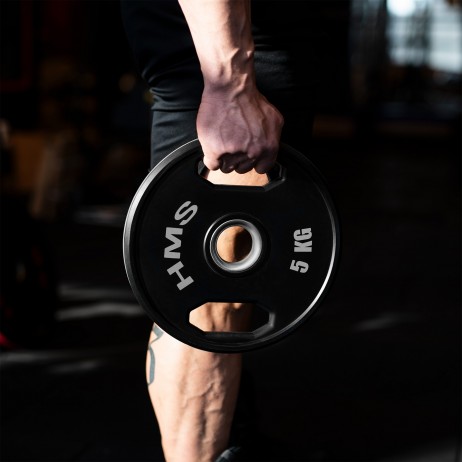 Greutati olimpice cauciucate HMS TOG05 2 x 5 kg/50 mm