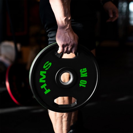 Greutati olimpice cauciucate HMS TOG05 2 x 5 kg/50 mm