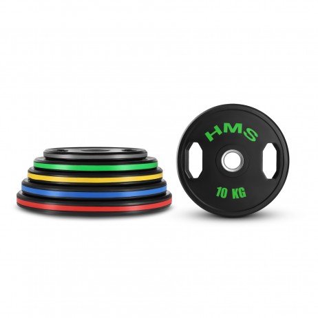 Greutati olimpice cauciucate HMS TOG05 2 x 5 kg/50 mm