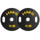 Greutati olimpice cauciucate HMS TOG15 2 x 15 kg/50 mm