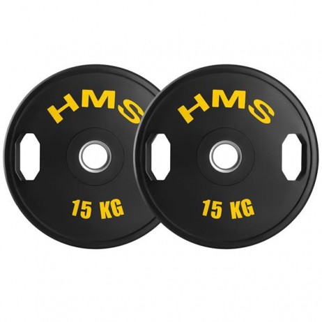 Greutati olimpice cauciucate HMS TOG25 2 x 25 kg/50 mm