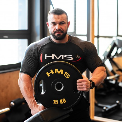 Greutati olimpice cauciucate HMS TOG25 2 x 25 kg/50 mm