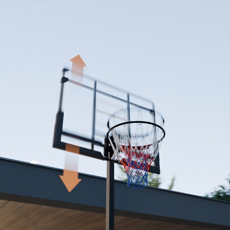 Cos baschet portabil pliabil inSPORTline Tifton