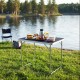 Masa camping Nils Camp NC340 80x60x70 cm, Gri inchis
